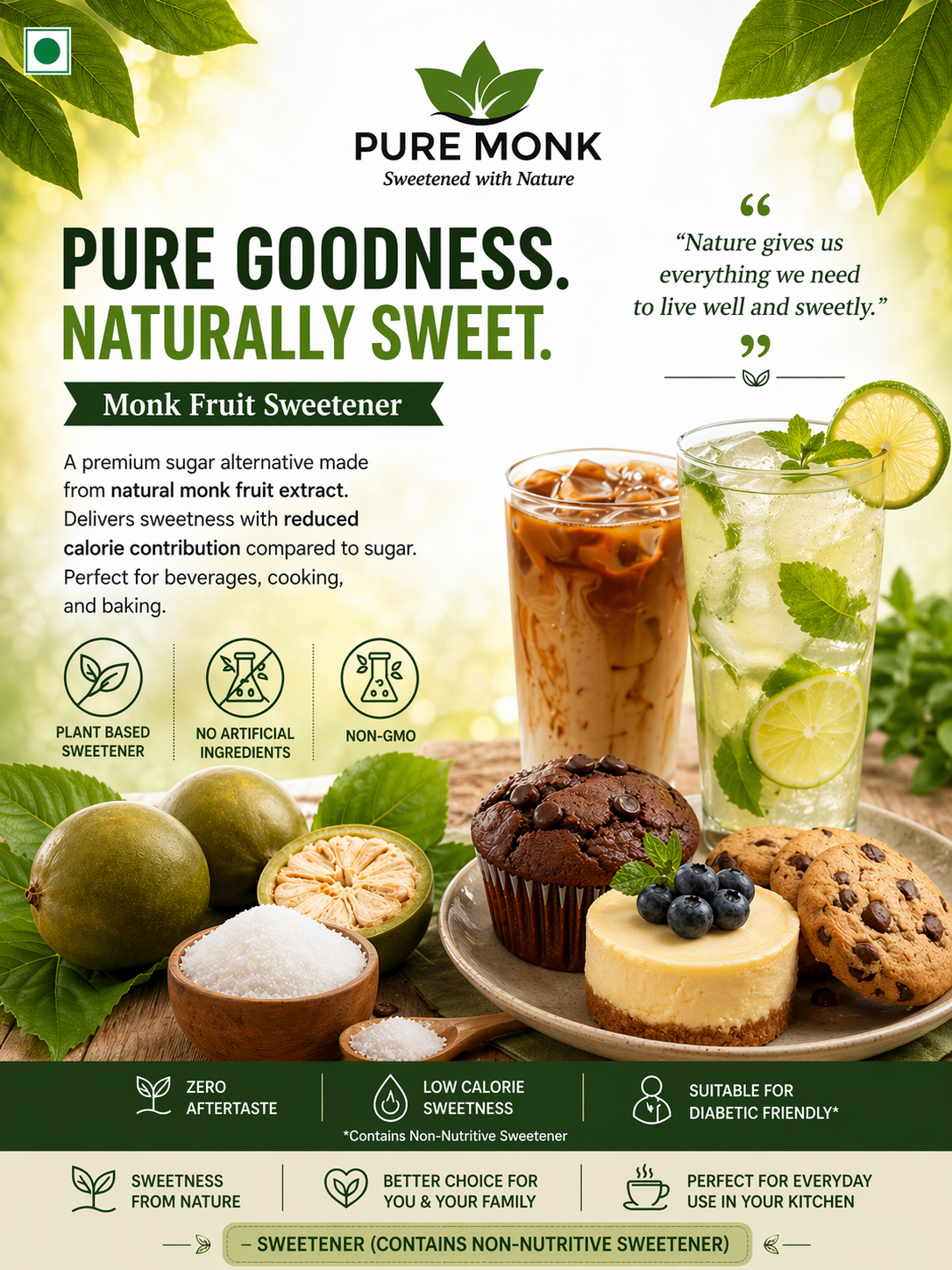 What is Monk Fruit Sweetener?