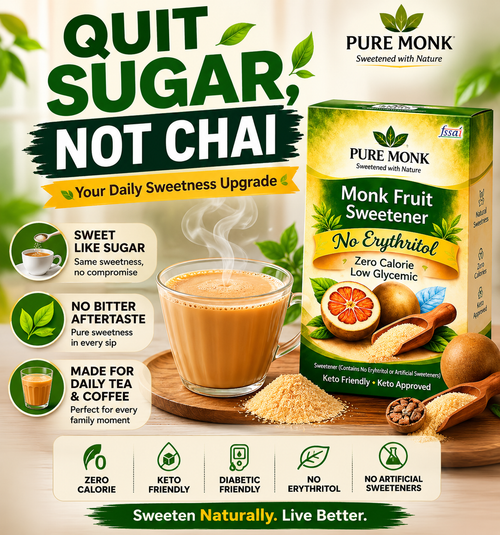 Pure Monk Monk Fruit Sweetener 100g | No Erythritol